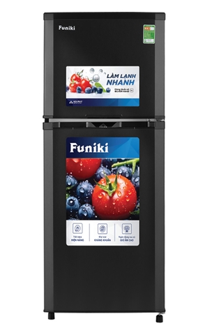 Tủ lạnh Funiki 159 lít HR T6159TDG , không đóng tuyết MẪU MỚI MÀU GHI ĐEN