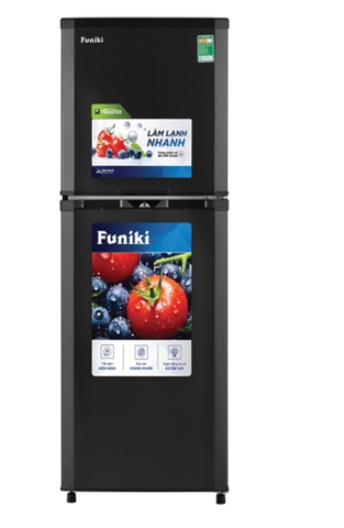 Tủ lạnh Funiki Inverter HR T8185TDG 185 lít , không đóng tuyết MÀU GHI ĐEN