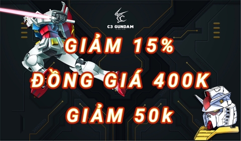 CHRISTMAS GUNPLA FESTIVAL – ĐỒNG GIÁ 400K CỰC SỐC!