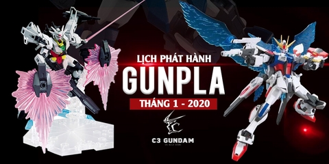 Lịch Phát Hành Gunpla Tháng 01 Năm 2020