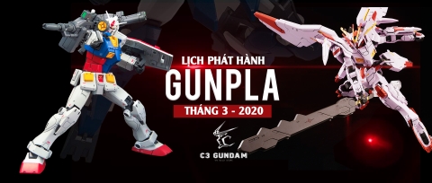 Lịch Phát Hành Gunpla Tháng 03 Năm 2020