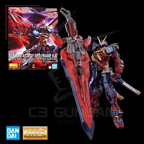 MG 1/100 Gundam Astray Red Frame Kai [Cross Contrast Colors / Polarized Injection] [P-Bandai]