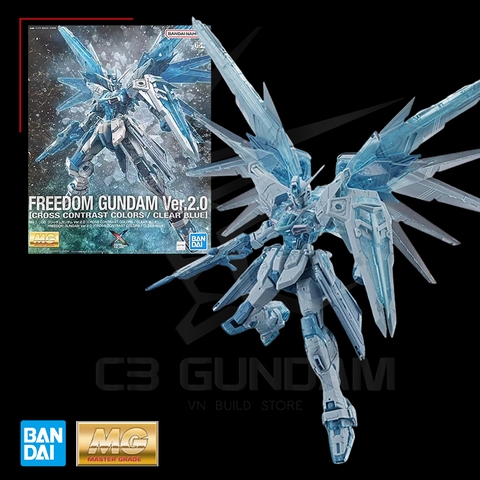 MG 1/100 Freedom Gundam Ver. 2.0 [Cross Contrast Colors / Clear Blue] [ P-Bandai]