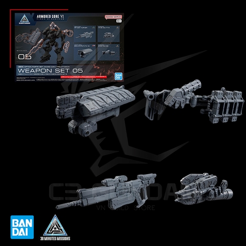 30MM OPTION PARTS SET ARMORED CORE Ⅵ FIRES OF RUBICON Weapon Set 05