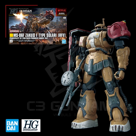 HGUC 254 1/144 MS-06F Zaku II F Type (Solari Custom) (Requiem For Vengeance)