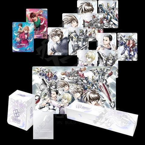 Phụ Kiện Thẻ Bài Gundam Card Game Premium Accessory Set -Mobile Suit Gundam Wing 30th Anniversary - [PB01]