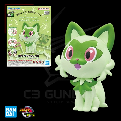 POKEMON PLASTIC MODEL COLLECTION QUICK! 18 Sprigatito POKEMON PLAMO