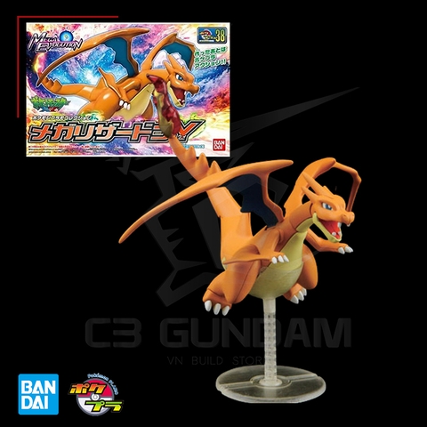 POKEMON PLASTIC MODEL COLLECTION 038 Mega Lizardon Y (Mega Charizard Y)  POKEMON PLAMO