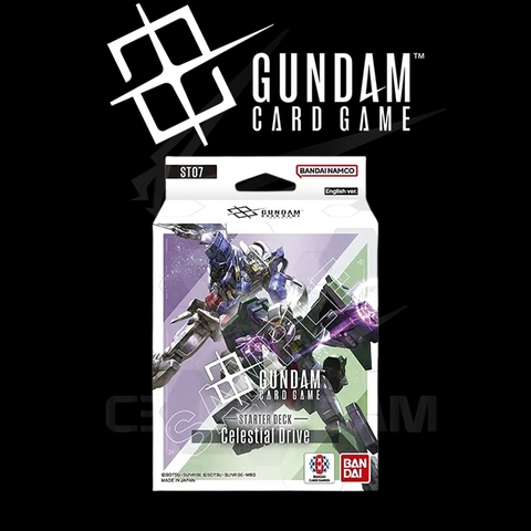 Thẻ Bài Gundam Card Game: [ST07] Starter Deck 07: Celestial Drive [ENG]
