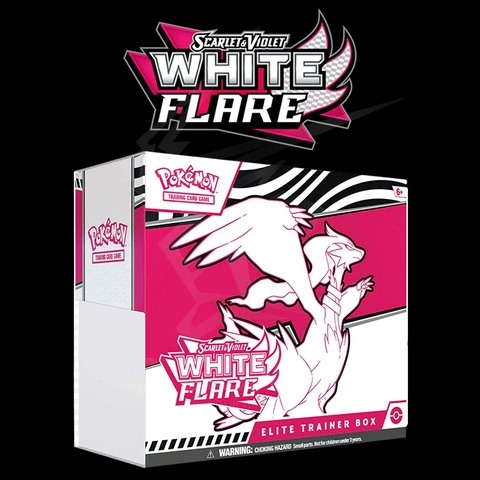 Thẻ Bài Pokemon TCG Scarlet & Violet SV White Flare Elite Trainer Box ETB - Hàng Chính Hãng Mỹ - Nintendo