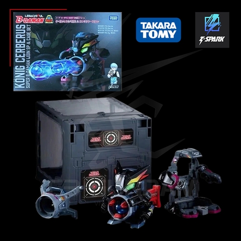 LEGACY SOUL SUPER B-DAMAN KONIG Cerberus & Case Set - Robot Bắn Bi Sói Ba Đầu