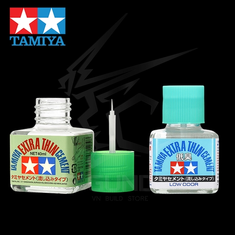 KEO DÁN NHỰA TAMIYA 87038 87236 EXTRA THIN CEMENT - LOW ODOR 40ML
