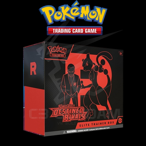 Thẻ Bài Pokemon TCG Scarlet & Violet SV10 Destined Rivals Elite Trainer Box ETB - Hàng Chính Hãng Mỹ - Nintendo