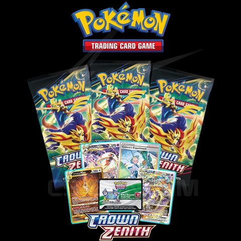Thẻ Bài Pokemon TCG Crown Zenith Booster Pack - Hàng Chính Hãng Mỹ - Nintendo