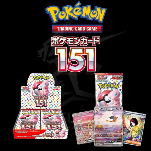 Thẻ Bài Pokemon TCG Japanese Scarlet & Violet 151 Booster Box (20 Packs) - Hàng Chính Hãng Nhật - Nintendo
