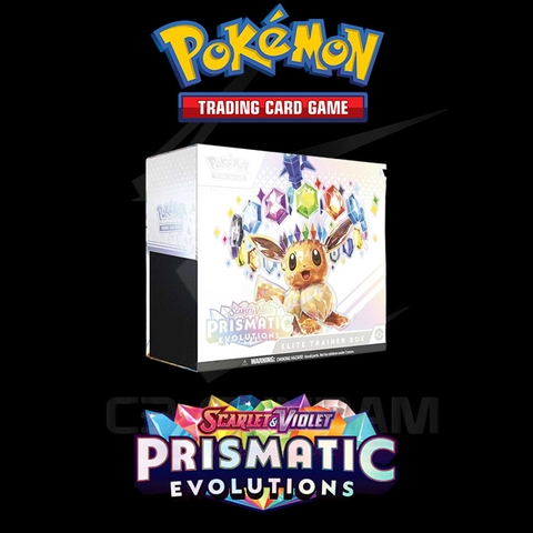 Thẻ Bài Pokemon TCG Prismatic Evolutions Elite Trainer Box ETB - Hàng Chính Hãng Mỹ - Nintendo