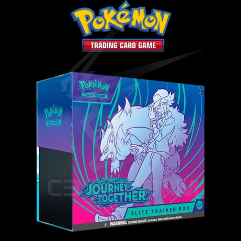 Thẻ Bài Pokemon TCG Journey Together Elite Trainer Box (9 Packs) ETB - Hàng Chính Hãng Mỹ - Nintendo