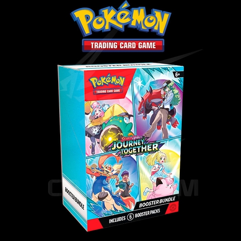 Thẻ Bài Pokemon TCG Journey Together Booster Bundle (6 Packs) - Hàng Chính Hãng Mỹ - Nintendo