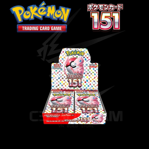 Thẻ Bài Pokemon TCG Japanese Scarlet & Violet 151 Booster Box (20 Packs) - Hàng Chính Hãng Nhật - Nintendo