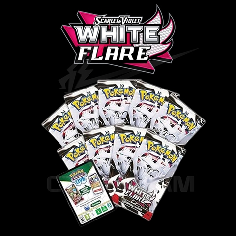 Thẻ Bài Pokemon TCG Scarlet & Violet SV White Flare Elite Trainer Box ETB - Hàng Chính Hãng Mỹ - Nintendo