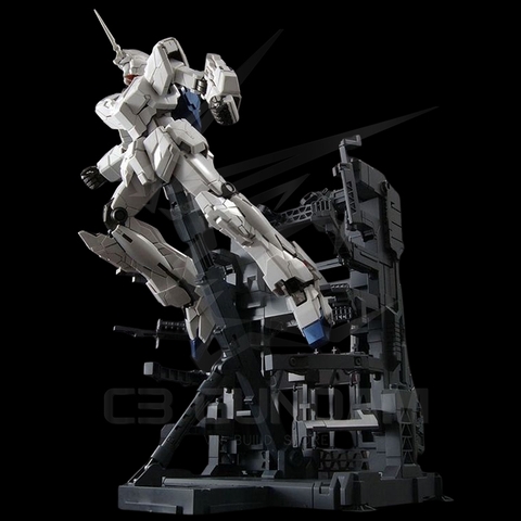 MG 1/100 Unicorn Gundam HD Color + MS Cage (Screen Image Special)