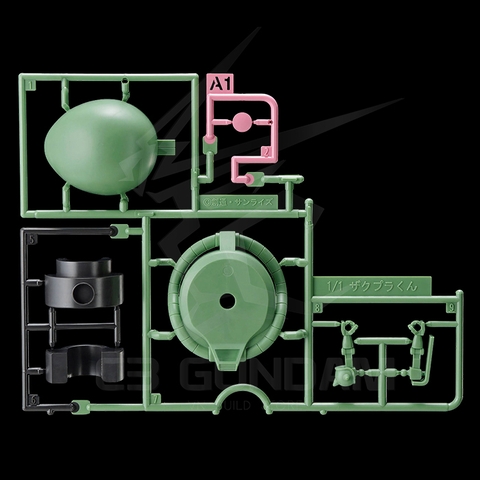 BANDAI 1/1 Zakupla-Kun DX Set ( WITH RUNNER VER RECREATION PARTS)