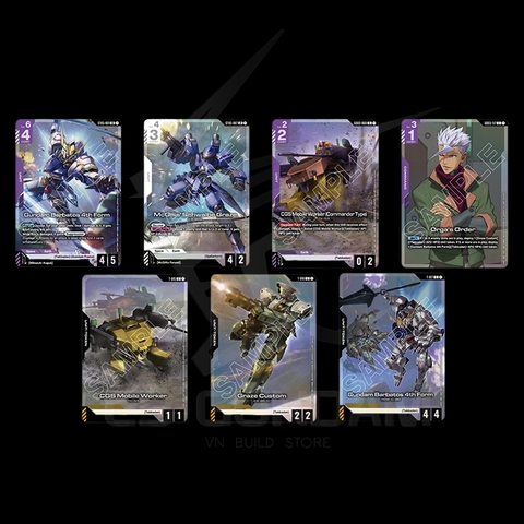 Thẻ Bài Premium Card Collection GUNDAM ASSEMBLE Set -Mobile Suit Gundam IRON-BLOODED ORPHANS- [PC01A] [ENG]