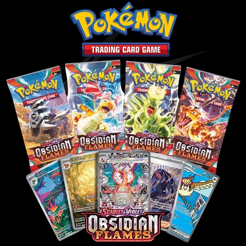 Thẻ Bài Pokemon TCG Obsidian Flames Booster Pack - Hàng Chính Hãng Mỹ - Nintendo