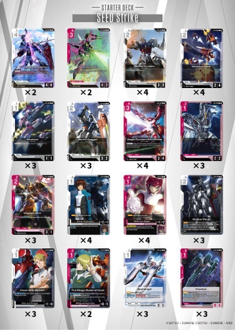 Thẻ Bài Gundam Card Game: [ST04] Starter Deck 04: SEED Strike [ENG]