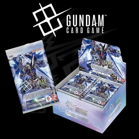 Thẻ Bài Gundam Card Game: [GD05] Freedom Ascension Booster Box - Booster Pack [ENG]