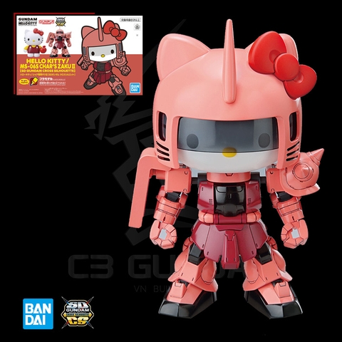 SDCS HELLO KITTY/ZAKU II PRINCIPALITY OF ZEON CHAR AZNABLE'S MOBILE SUITS