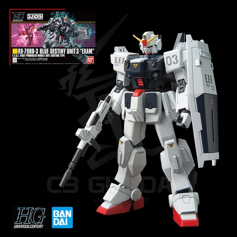 HGUC 209 1/144 RX-79BD-3 BLUE DESTINY UNIT 3 EXAM