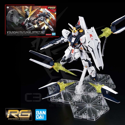 RG 1/144 RX-93 NU GUNDAM + FIN FUNNEL EFFECT SET