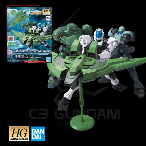 HGBD:R 012 1/144 MASS PRODUCED ZEONIC SWORD BUILD CUSTOM PART