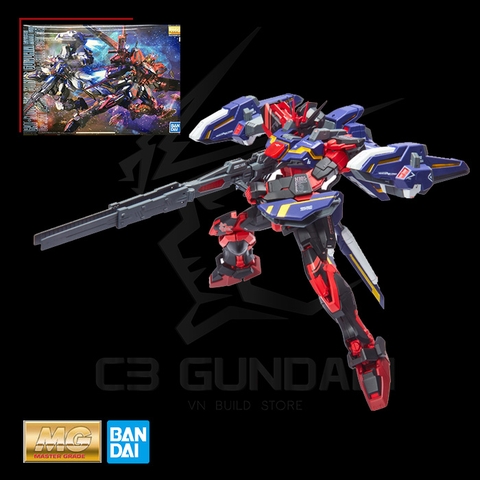 MG 1/100 GAT-X105 AILE STRIKE GUNDAM VER RM ( CHINA RED COLOR + FULL PACK SET) [P-Bandai]