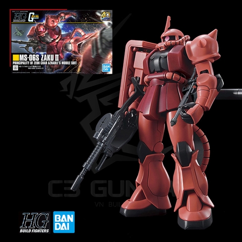 HGUC 234 1/144 MS-06S CHAR'S ZAKU II REVIVE