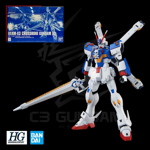 HGUC 1/144 XM-X3 CROSSBONE GUNDAM X3 [P-BANDAI]