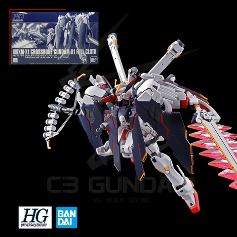 HGUC 1/144 XM-X1 CROSSBONE GUNDAM X1 FULL CLOTH [ P-BANDAI]