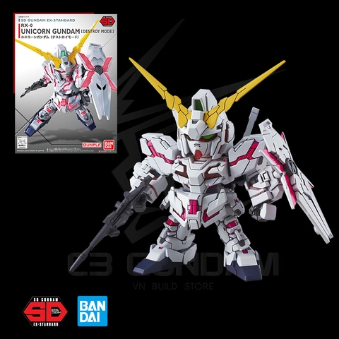 SD EX-STANDARD 005 RX-0 UNICORN GUNDAM (DESTROY MODE)