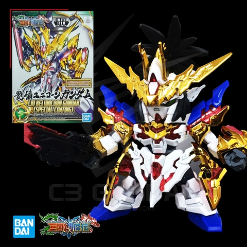 SD TAM QUỐC SANGOKU SOKETSUDEN LIUBEI UNICORN GUNDAM (SPECIAL COATING) - LƯU BỊ