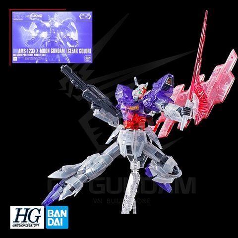 HGUC 1/144 AMS-123X-X MOON GUNDAM [CLEAR COLOR]