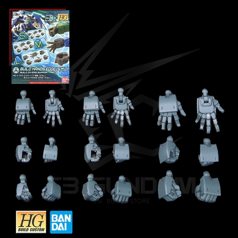 HGBC 1/144 BUILD HANDS EDGE (S,M,L) CUSTOM PART