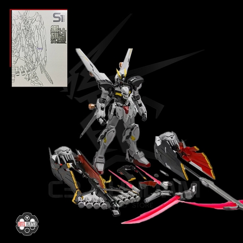 METAL BUILD 1/100 DEVIL HUNTER DH-03/YY-03A S1 BLACK FLAG PROJECT WHITE VER CROSSBONE GUNDAM X1