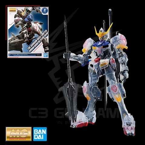 MG 1/100 THE GUNDAM BASE LIMITED GUNDAM BARBATOS (CLEAR COLOR) Iron Blood Orphans