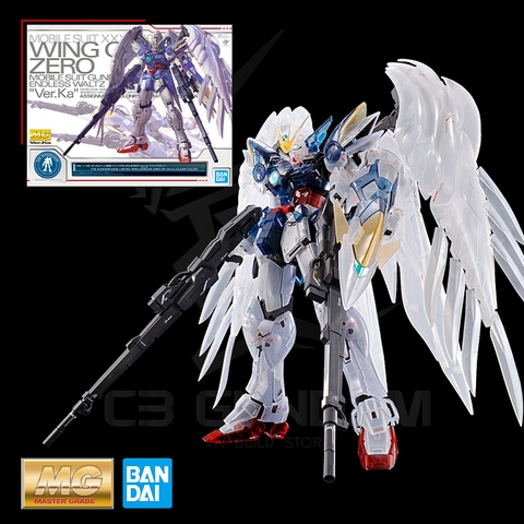 MG 1/100 THE GUNDAM BASE LIMITED WING GUNDAM ZERO EW VER KA [CLEAR COLOR]