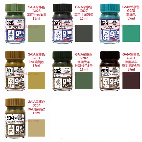 SƠN MÔ HÌNH GUNDAM GAIA MILITARY COLOR