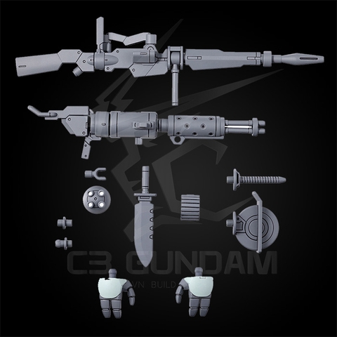 HGTWFM 010 1/144 EXPANSION PARTS SET for DEMI TRAINER CUSTOM PART