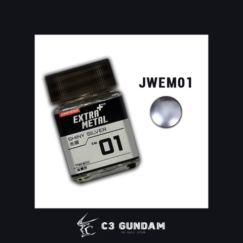 SƠN MÔ HÌNH GUNDAM JUMPWIND MÀU KIM LOẠI -  EXTRA METAL METALLIC COLOR JWEM 18ML