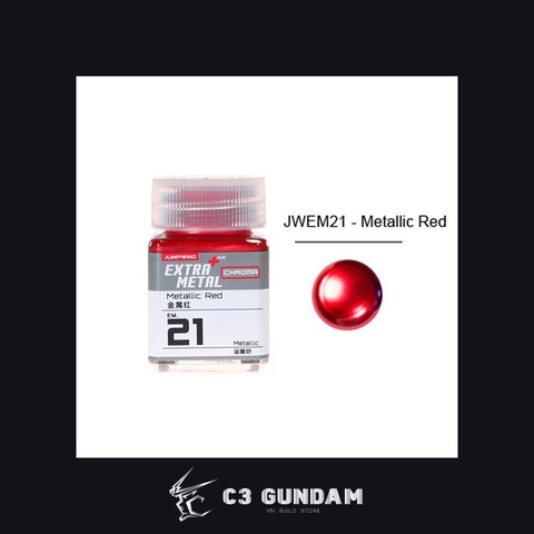 SƠN MÔ HÌNH GUNDAM JUMPWIND MÀU KIM LOẠI -  EXTRA METAL METALLIC COLOR JWEM 18ML