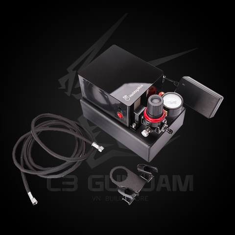 MÁY BOM CÓ BÌNH NÉN KHÍ PHUN SƠN MÔ HÌNH GUNDAM HM-05 HOBBY MIO - AIRBRUSH